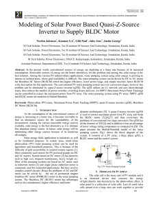 Modeling of Solar Power Based Quasi-Z