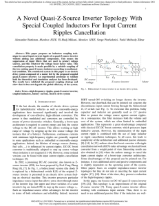 A Novel Quasi-Z-Source Inverter Topology With