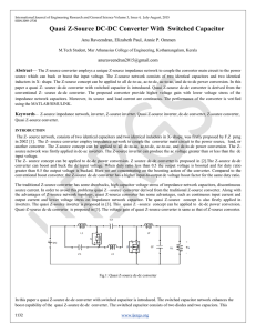 Quasi Z-Source DC-DC Converter With Switched