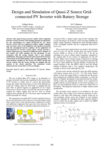 Design and Simulation of Quasi-Z Source Grid