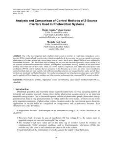 Analysis and Comparison of Control Methods of Z