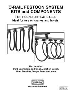 C-RAIL FESTOON SYSTEM KITS and COMPONENTS
