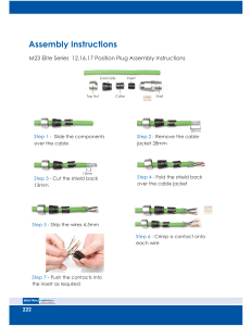 Assembly Instructions - Amphenol Sine Systems