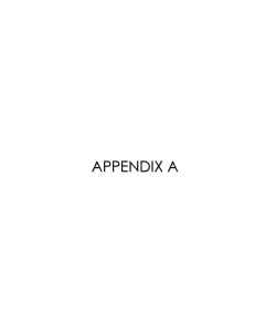 APPENDIX A