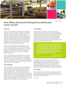 UMass Dartmouth Dining drives guest satisfaction