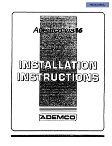 VIA16 Installation Instructions