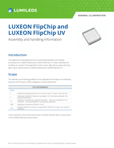 LUXEON FlipChip and LUXEON FlipChip UV