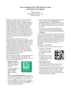 Laser Marking of ECC 200 2D Codes on Printed Circuit Boards PDF