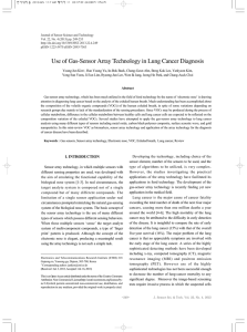 Use of Gas-Sensor Array Technology in Lung Cancer Diagnosis