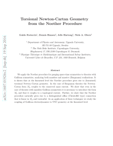 Torsional Newton-Cartan Geometry from the Noether Procedure