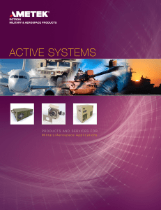 ActiveSystems Brochure - VCS, ECS and VCS