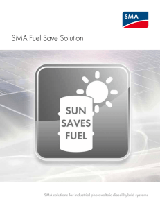 SMA Fuel Save Solution