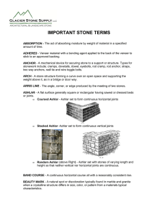 important stone terms - Glacier Stone Supply