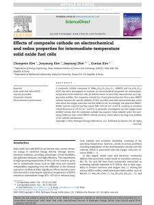 Effects of composite cathode on electrochemical - gunslab