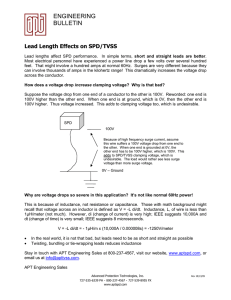 Lead Length Effects