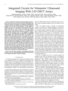 Integrated Circuits for Volumetric Ultrasound Imaging With 2