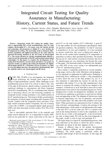 Integrated Circuit Testing For Quality Assurance In Manufacturing