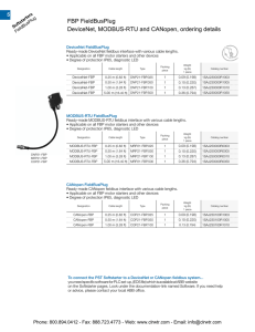 ABB FBP FieldBusPlug for Softstarters