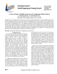 A New Z-Source Multilevel Inverter for Induction Motor Drives