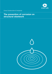 The prevention of corrosion on structural steelwork