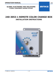 240-3053-1 remote color change box