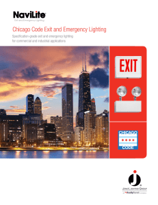 Chicago Code Exit and Emergency Lighting