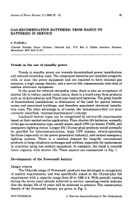 GAS-RECOMBINATION BATTERIES: FROM BASICS TO