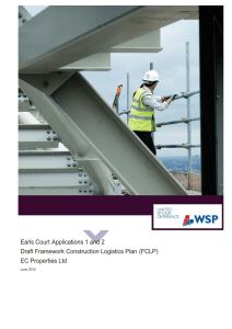 Earls Court - Draft Framework Construction Logistics Plan