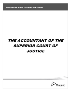 Accountant of the Superior Court of Justice