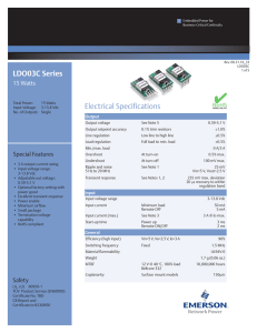 LDO03C-005W05-HJ - Artesyn Embedded Technologies
