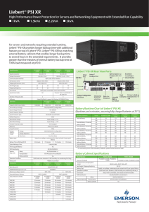 Liebert PSI XR Data Sheet.indd