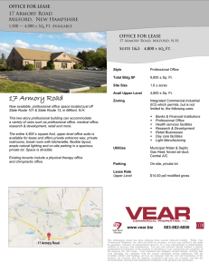 17 Armory Road - UL Suites - Vear Commercial Properties