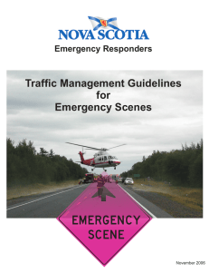 Emergency Responders - Traffic Management Guidelines for