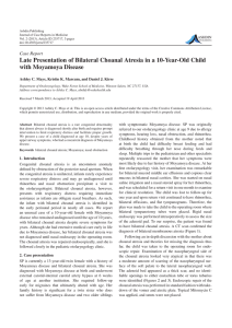 Late Presentation of Bilateral Choanal Atresia in