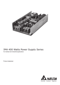 IMA 400 Watts Power Supply Series