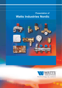 Watts Industries Nordic