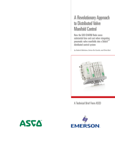 A Revolutionary Approach to Distributed Valve Manifold Control