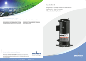 Copeland Scroll™ Compressor for R744