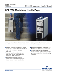 CSI 2600 Machinery Health Expert