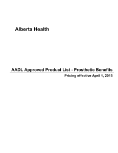 Approved product list - Alberta Health