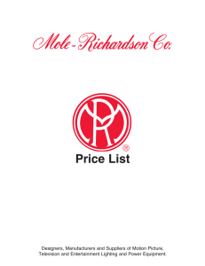 Price List - Mole