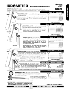 IRROMETER Catalog