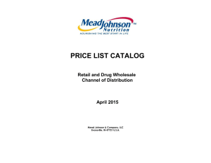 04-01-2015 Retail Price List Catalog