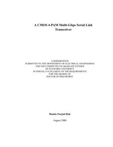 A CMOS 4-PAM Multi-Gbps Serial Link Transceiver