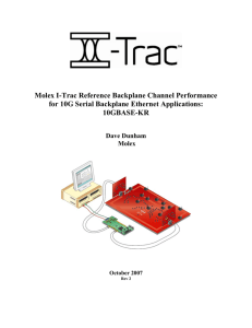 10 Gbps Data Transmission Through Molex I