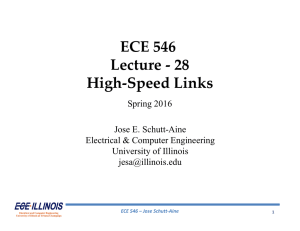 ECE 546 Lecture - 28 High