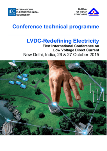Conference technical programme LVDC