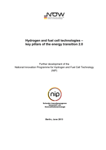 Hydrogen and fuel cell technologies