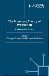 The Monetary Theory of Production: Tradition