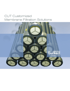 CUT Membrane Filtration Brochure